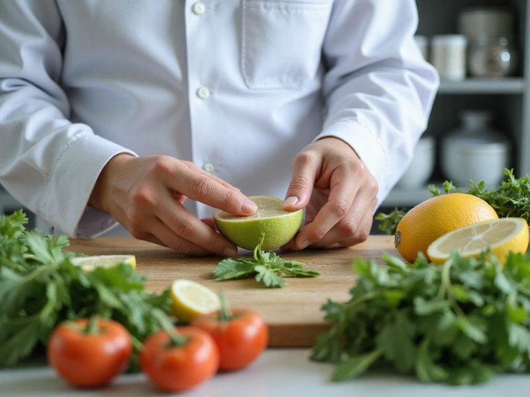 Larawan ng kalidad kontrol at likas na sangkap