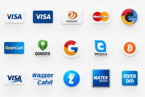 Payment methods icons
